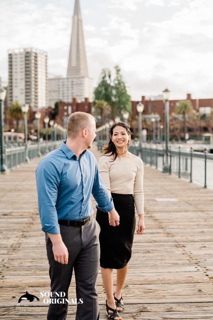 <strong>Pier 7 Engagement //  Julie + Jesse</strong> -