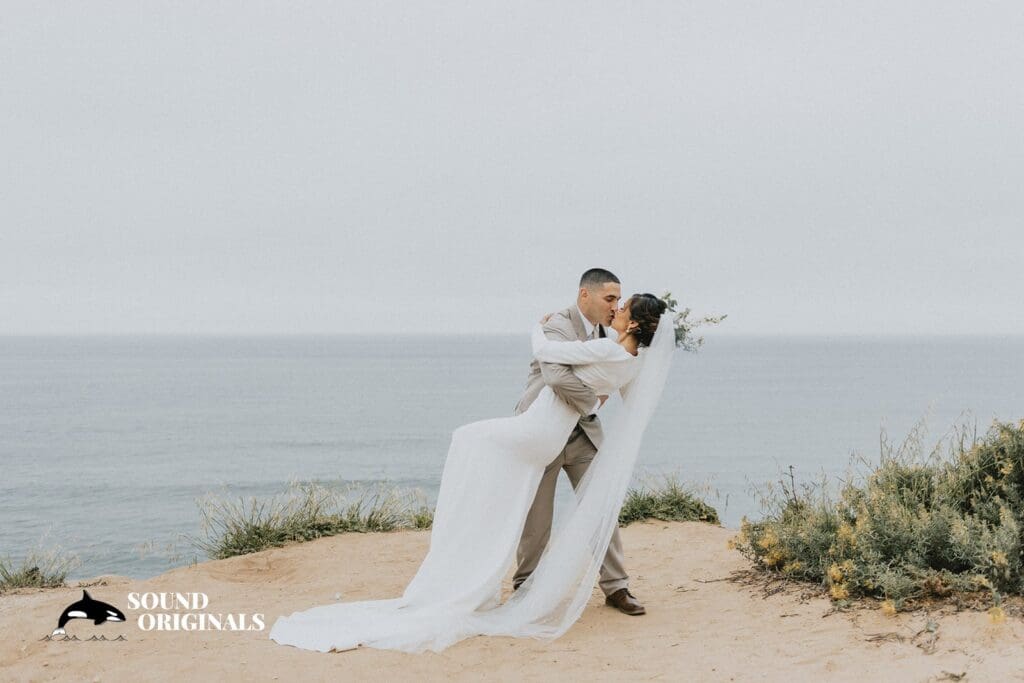 <strong>Torrey Pines State Beach Sunset Seat Wedding</strong> -