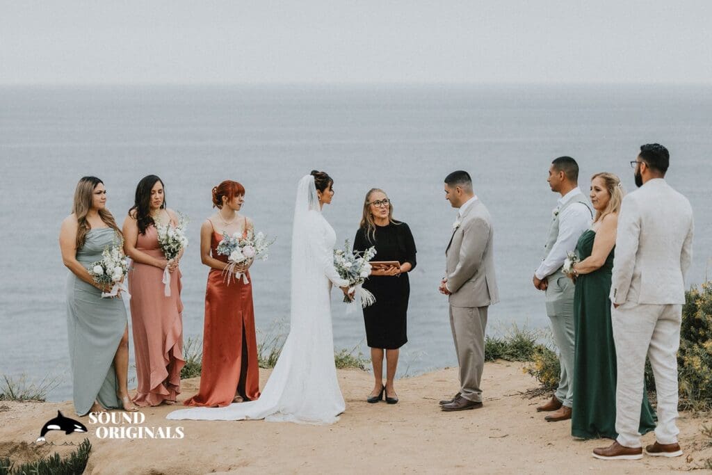 <strong>Torrey Pines State Beach Sunset Seat Wedding</strong> -
