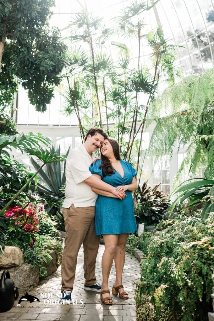 Victoria + Benjamin WW Seymour Conservatory Engagement // Victoria + Benjamin -