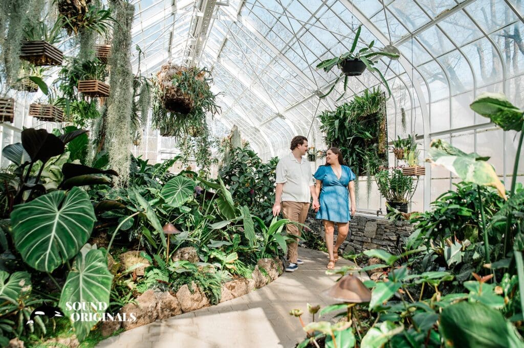 Victoria + Benjamin WW Seymour Conservatory Engagement // Victoria + Benjamin -