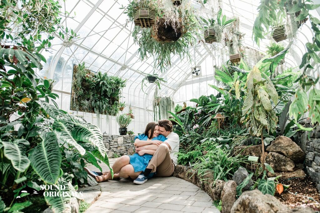 Victoria + Benjamin WW Seymour Conservatory Engagement // Victoria + Benjamin -