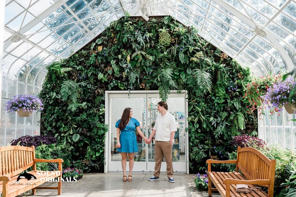 Victoria + Benjamin WW Seymour Conservatory Engagement // Victoria + Benjamin -
