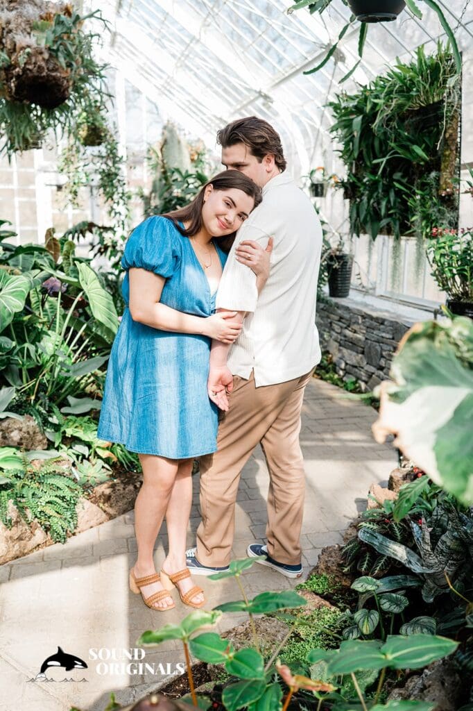Victoria + Benjamin WW Seymour Conservatory Engagement // Victoria + Benjamin -