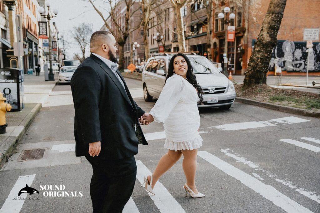 Pioneer Square Engagement // Gisselle + Edwin -