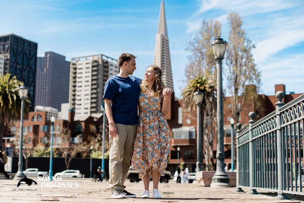 San Francisco Embarcadero Engagement // Amelia + Aymeric -
