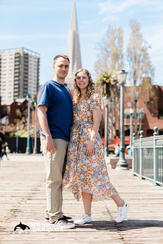 San Francisco Embarcadero Engagement // Amelia + Aymeric -