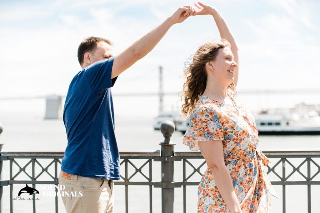 San Francisco Embarcadero Engagement // Amelia + Aymeric -
