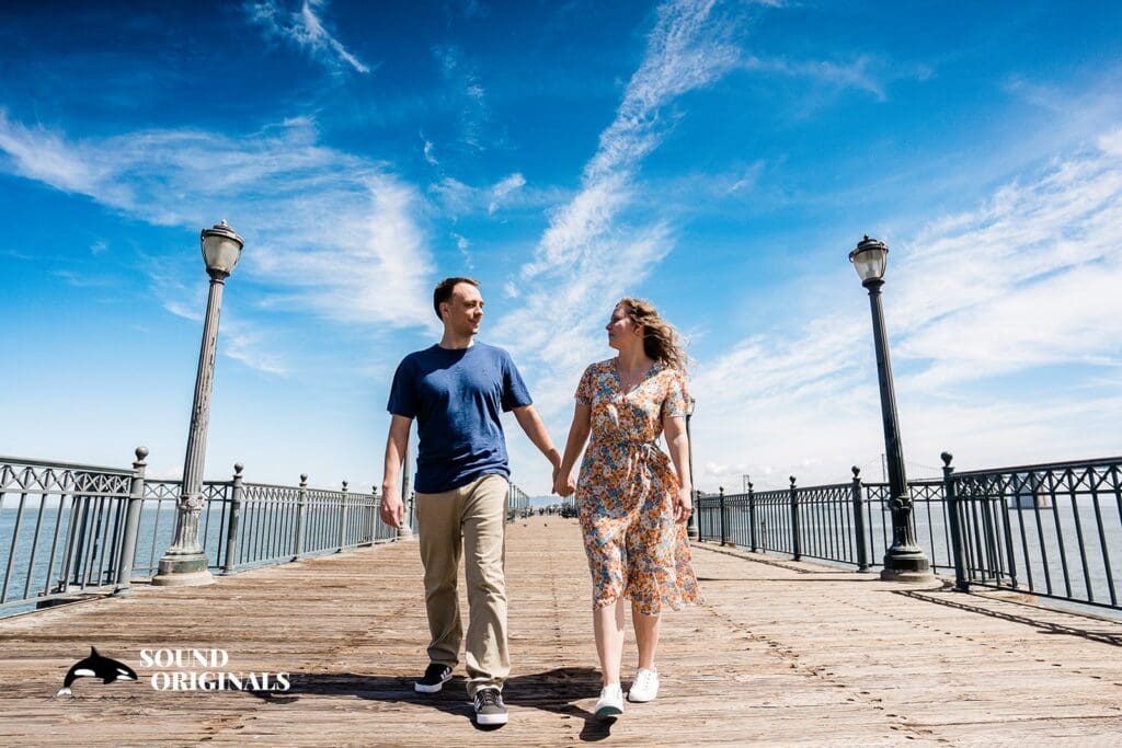San Francisco Embarcadero Engagement // Amelia + Aymeric -