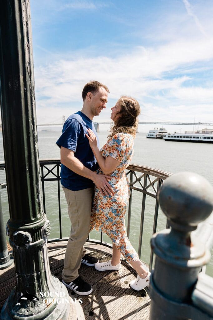 San Francisco Embarcadero Engagement // Amelia + Aymeric -