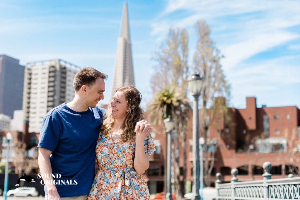 San Francisco Embarcadero Engagement // Amelia + Aymeric -