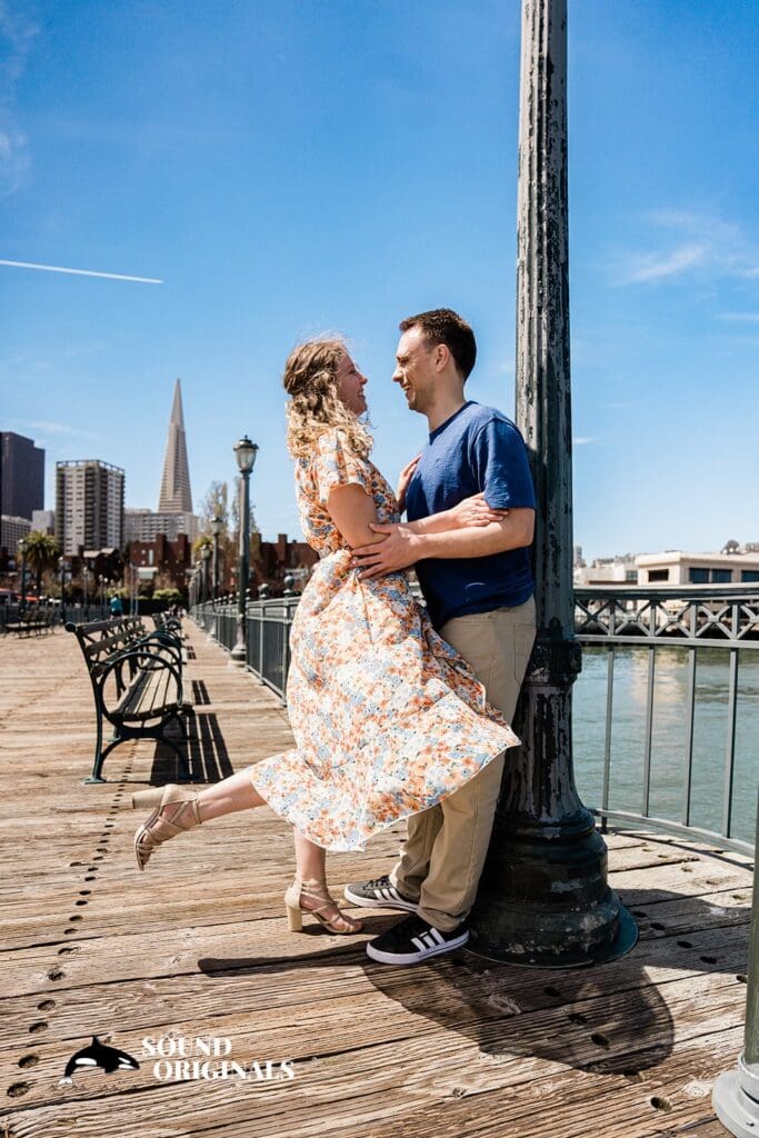 Embarcadero engagement photography by San Francisco Wedding Photography & Videography, one of the 24 Best Places for Engagement Photos in San Francisco