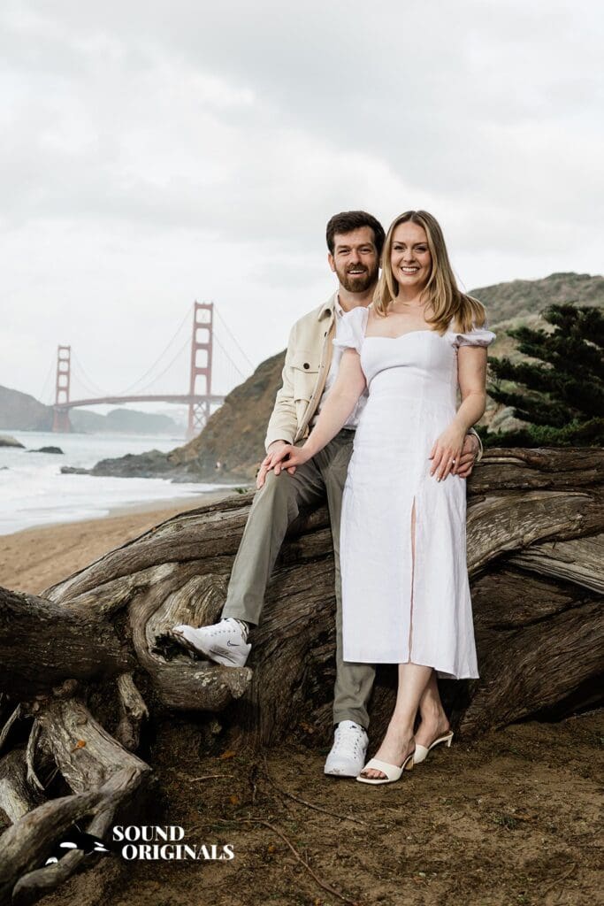 Baker Beach engagement photography by San Francisco Wedding Photography & Videography, one of the 24 Best Places for Engagement Photos in San Francisco