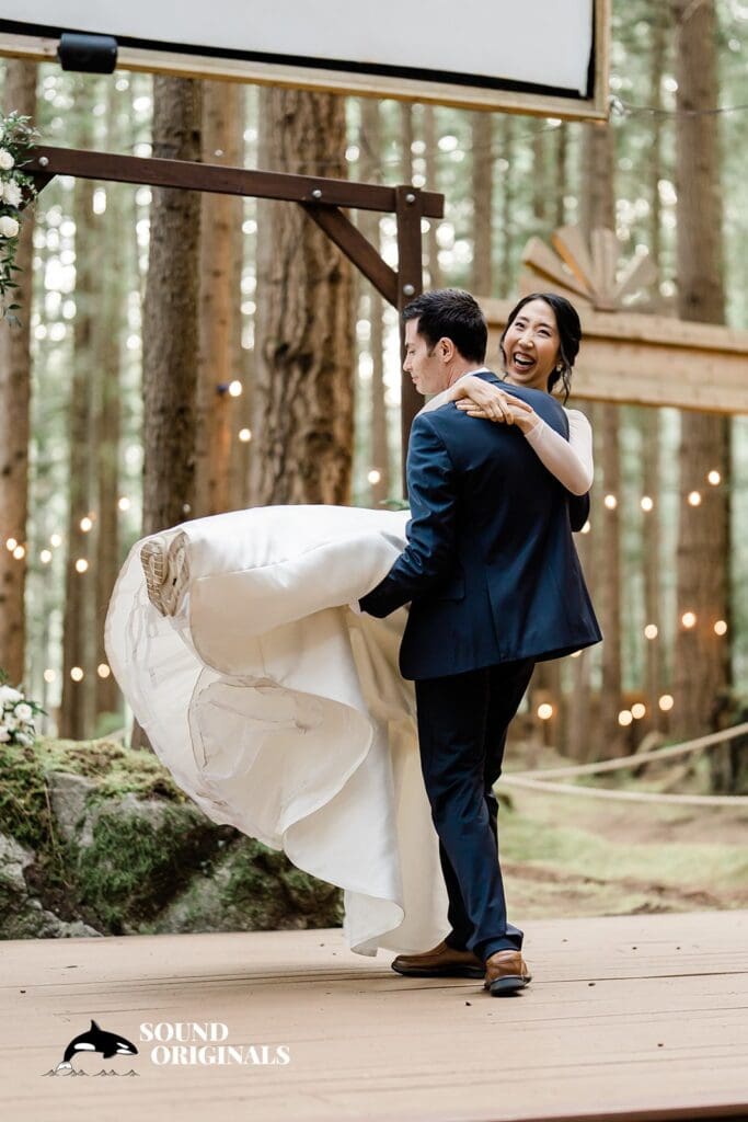 Emerald Forest Theater Wedding // Michelle + Sal -