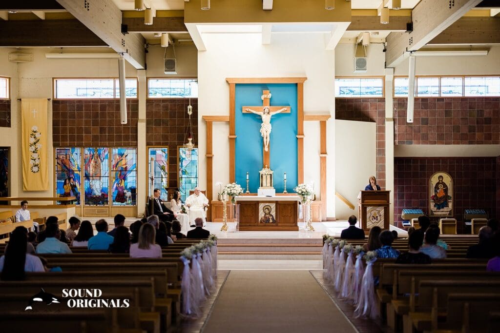 Holy Rosary Parish Edmonds Wedding // John + Yanti -