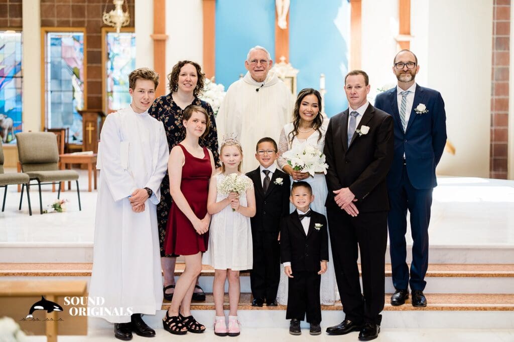 Holy Rosary Parish Edmonds Wedding // John + Yanti -