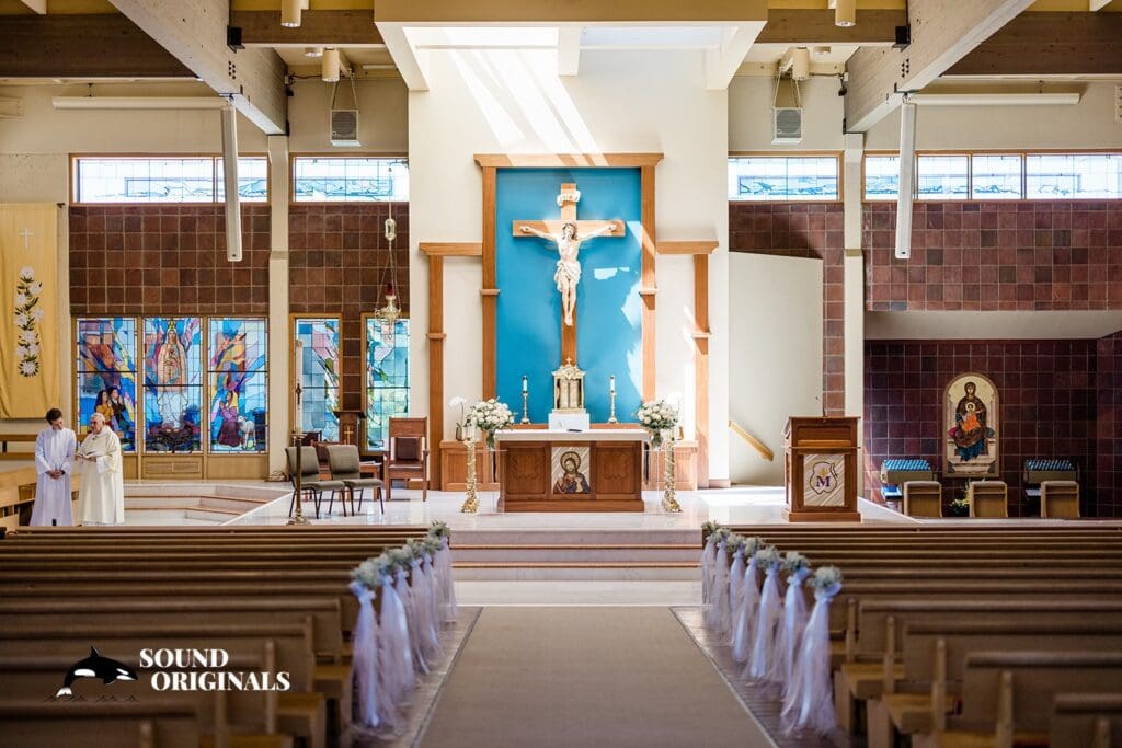 Holy Rosary Parish Edmonds Wedding // John + Yanti -