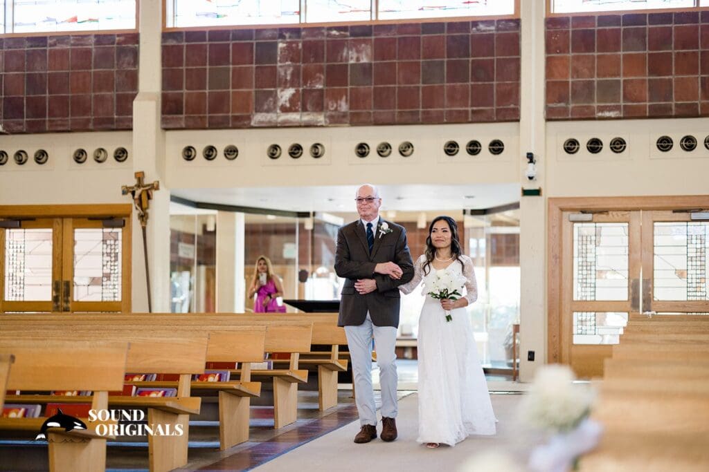 Holy Rosary Parish Edmonds Wedding // John + Yanti -