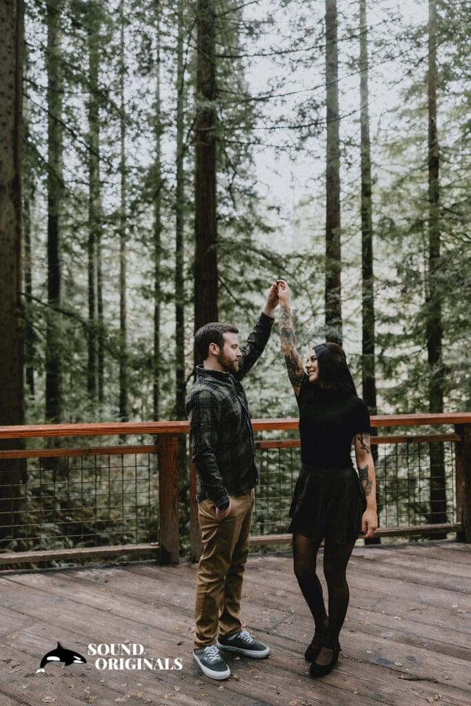 Hoyt Arboretum Engagement // Lauren + Kevin -