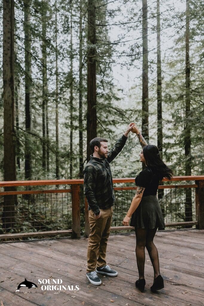 Hoyt Arboretum Engagement // Lauren + Kevin -