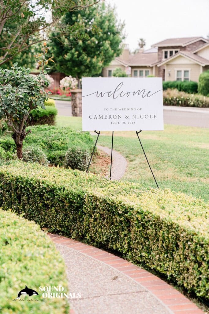 Pleasanton Backyard Wedding // Nicole + Cameron -