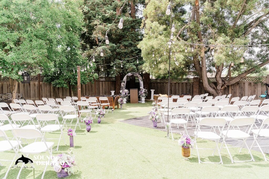 Pleasanton Backyard Wedding // Nicole + Cameron -