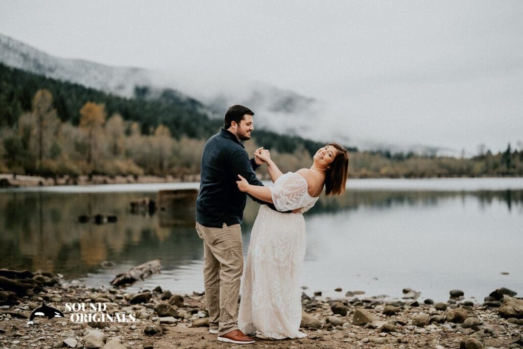Rattlesnake Lake Engagement // Ashley + Dallas -