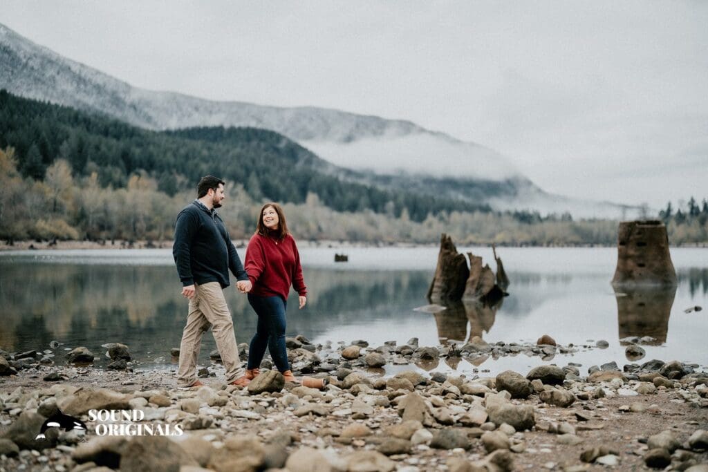 Rattlesnake Lake Engagement // Ashley + Dallas -