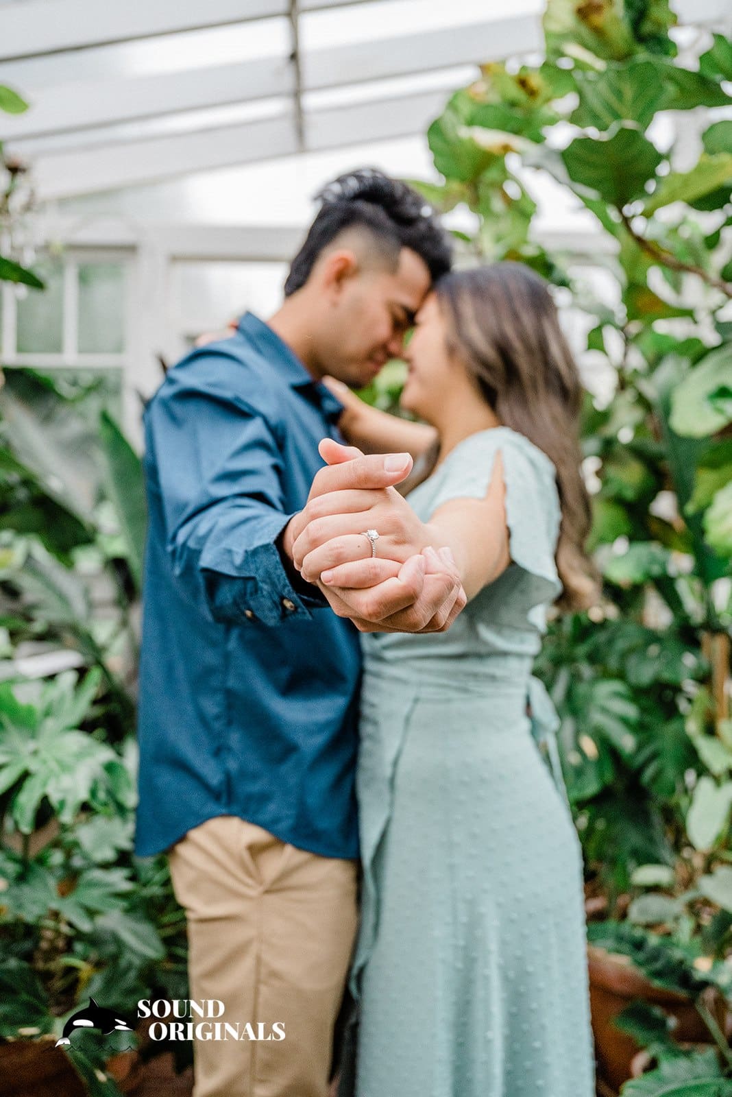 Seattle Greenhouse Engagement // Alyssa + Johnny -