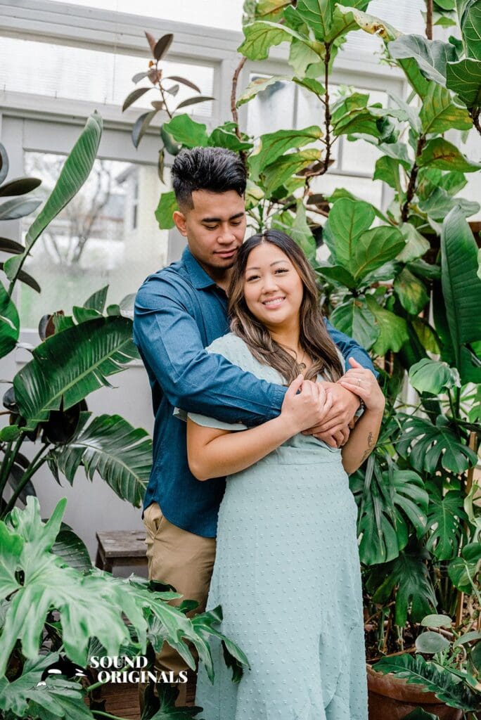 Seattle Greenhouse Engagement // Alyssa + Johnny -