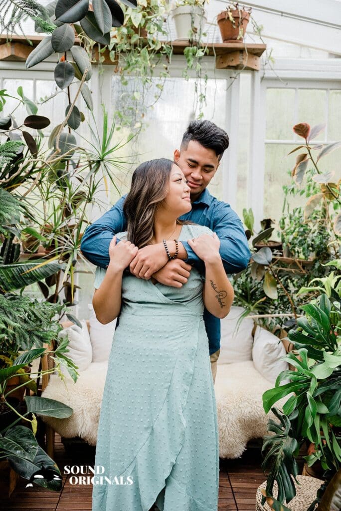 Seattle Greenhouse Engagement // Alyssa + Johnny -