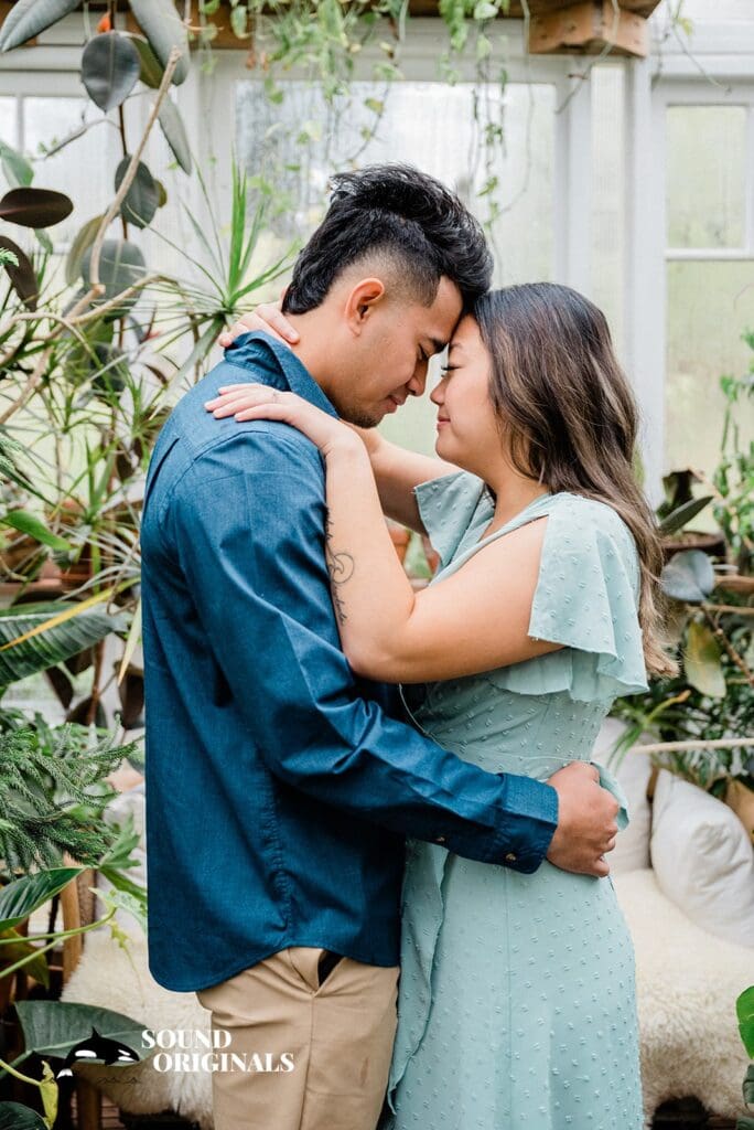 Seattle Greenhouse Engagement // Alyssa + Johnny -