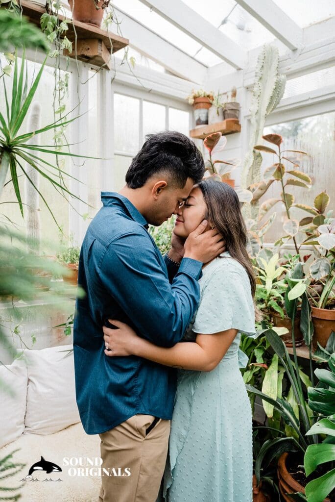 Seattle Greenhouse Engagement // Alyssa + Johnny -