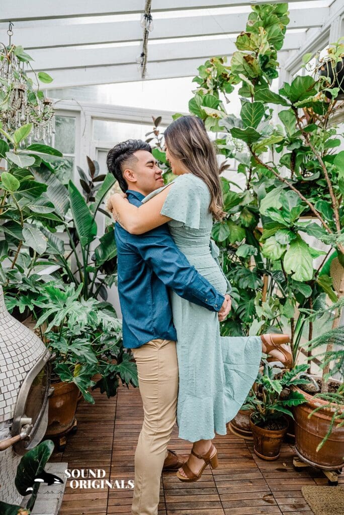 Seattle Greenhouse Engagement // Alyssa + Johnny -