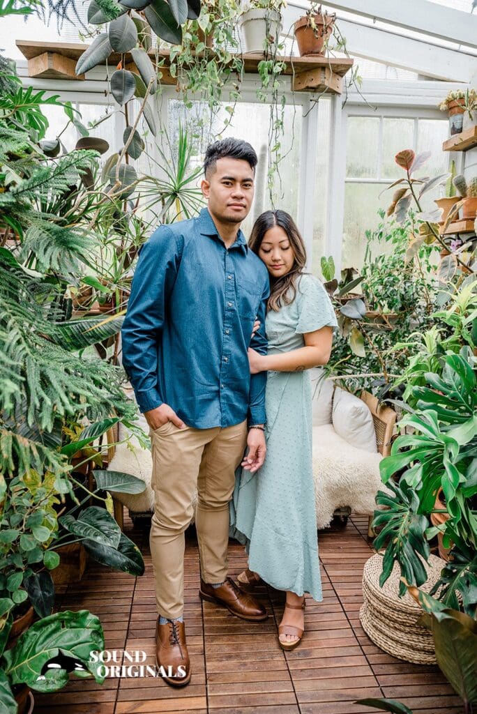 Seattle Greenhouse Engagement // Alyssa + Johnny -