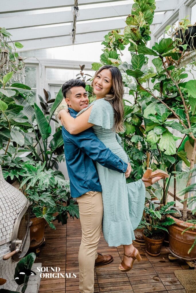 Seattle Greenhouse Engagement // Alyssa + Johnny -