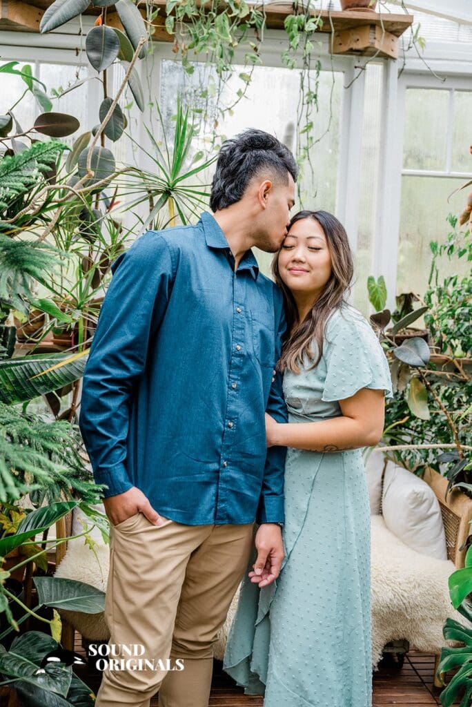 Seattle Greenhouse Engagement // Alyssa + Johnny -
