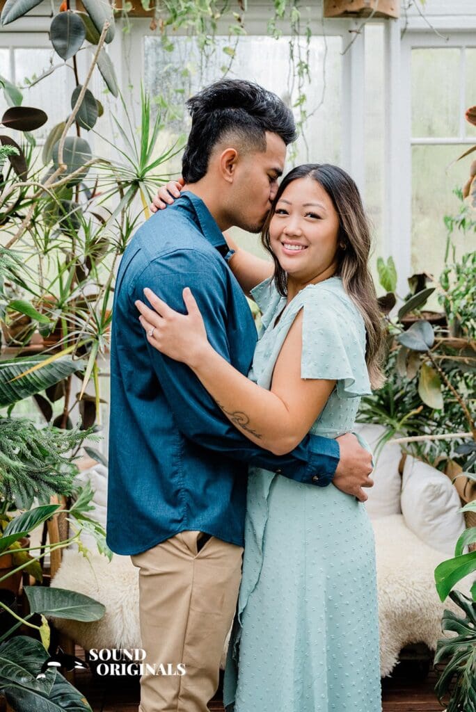 Seattle Greenhouse Engagement // Alyssa + Johnny -
