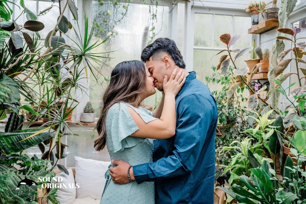 Seattle Greenhouse Engagement // Alyssa + Johnny -