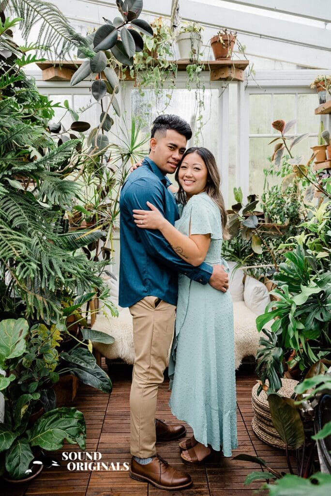 Seattle Greenhouse Engagement // Alyssa + Johnny -