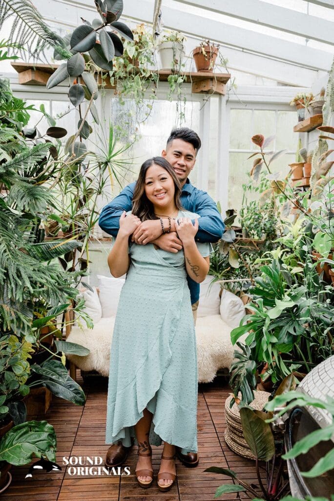 Seattle Greenhouse Engagement // Alyssa + Johnny -