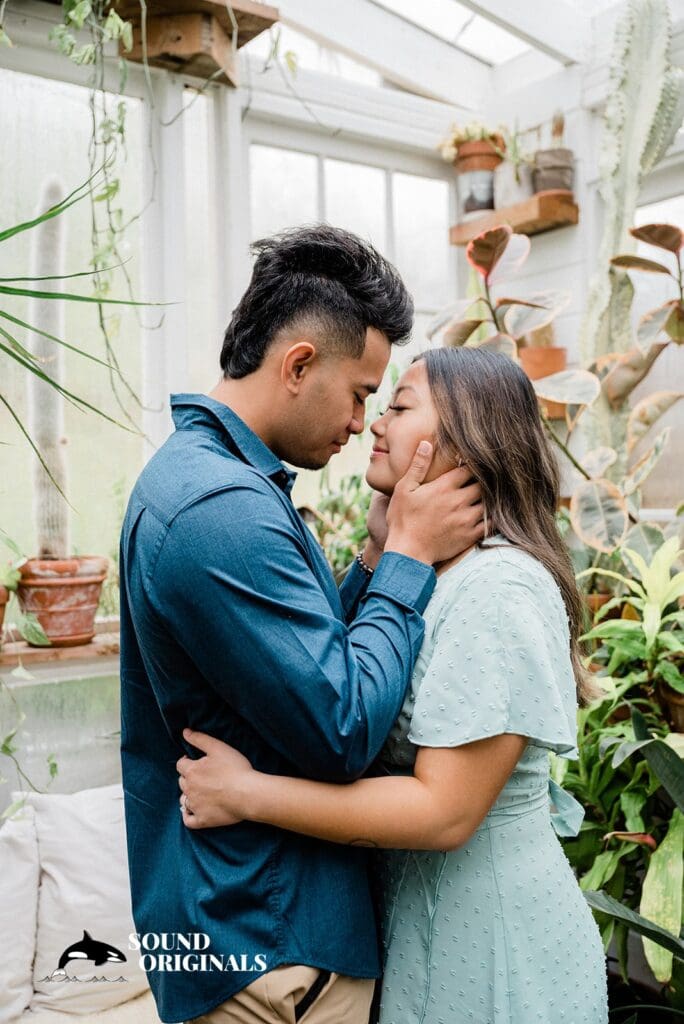 Seattle Greenhouse Engagement // Alyssa + Johnny -