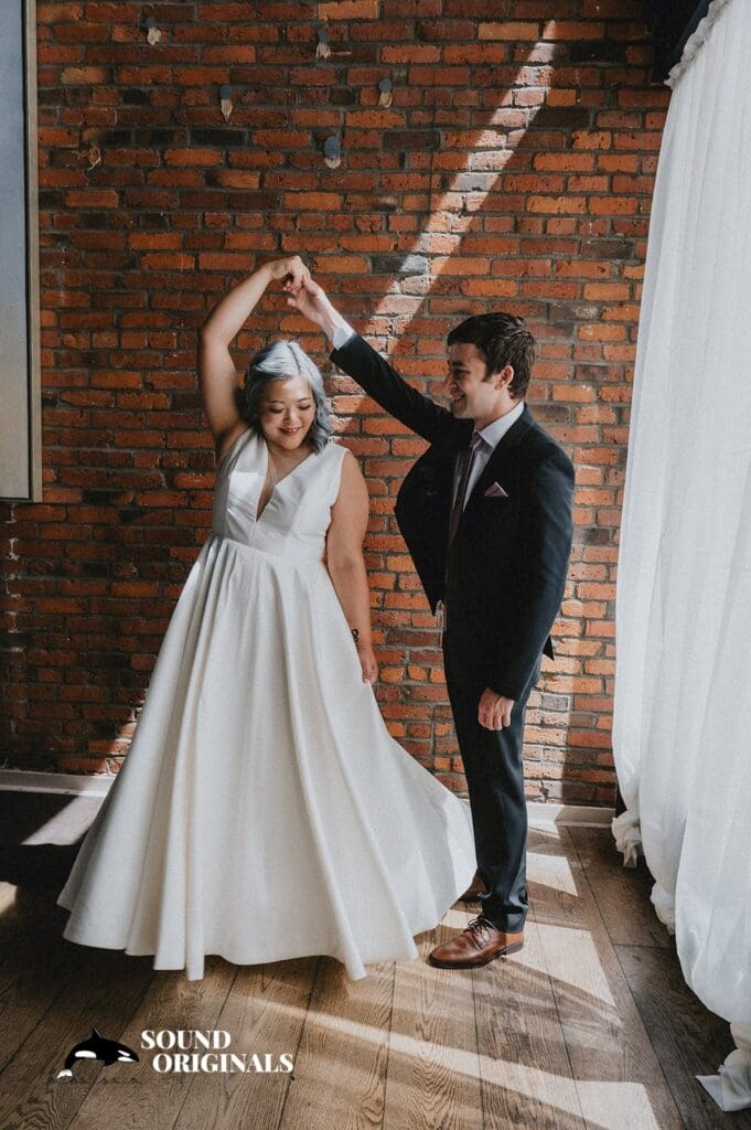 AXIS Pioneer Square Wedding // Eliza + Zach -