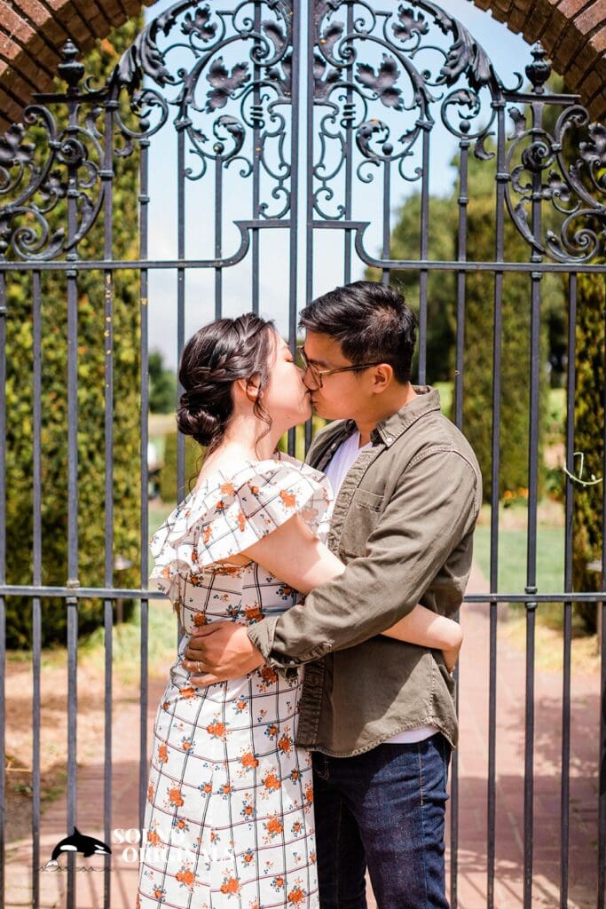 Linna + Jonathan Filoli Historic House & Garden Engagement // Linna & Jonathan -