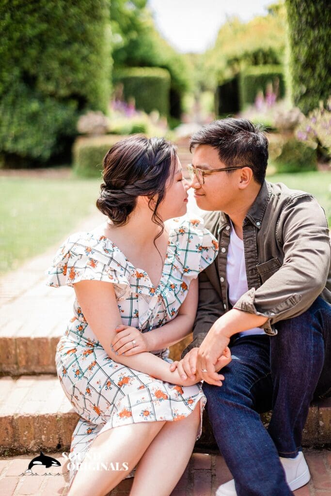 Linna + Jonathan Filoli Historic House & Garden Engagement // Linna & Jonathan -