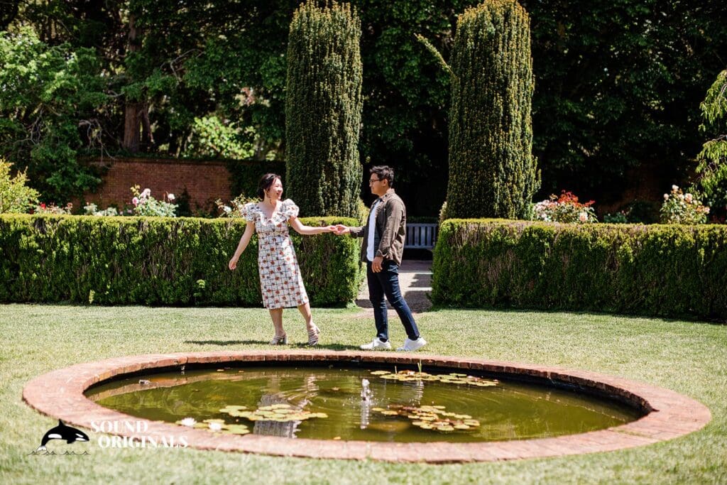 Filoli Historic House & Garden engagement photography by San Francisco Wedding Photography & Videography, one of the 24 Best Places for Engagement Photos in San Francisco