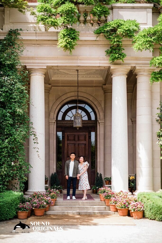 Filoli Historic House & Garden engagement photography by San Francisco Wedding Photography & Videography, one of the 24 Best Places for Engagement Photos in San Francisco