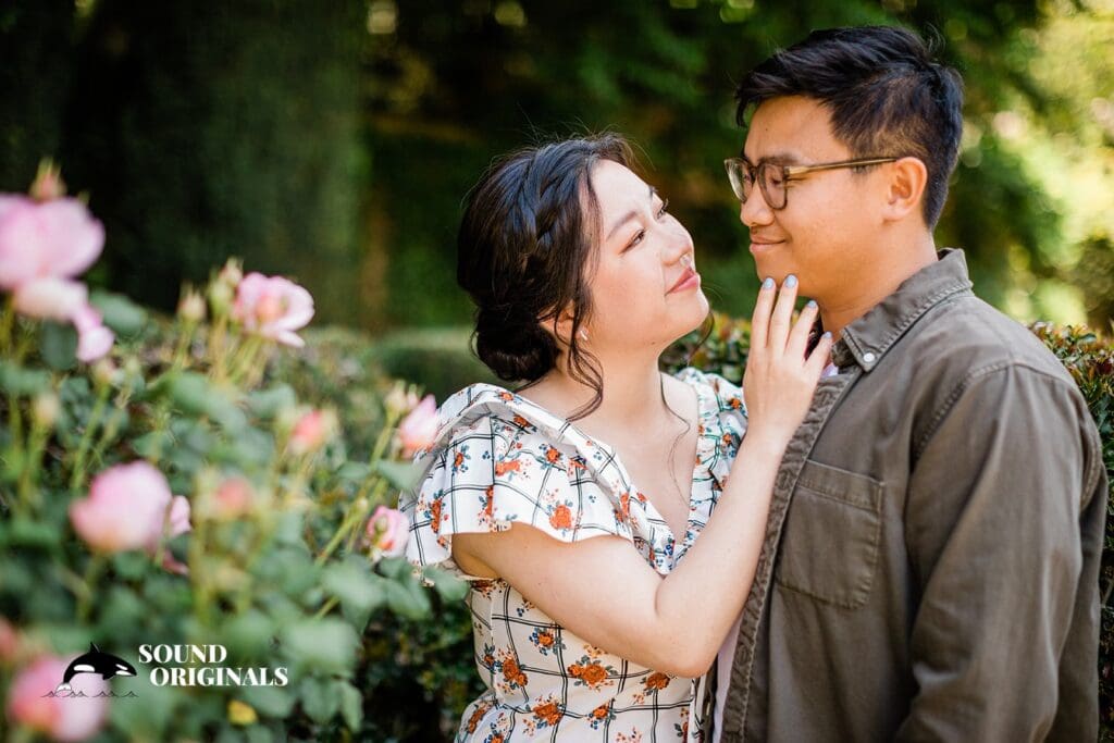 Linna + Jonathan Filoli Historic House & Garden Engagement // Linna & Jonathan -
