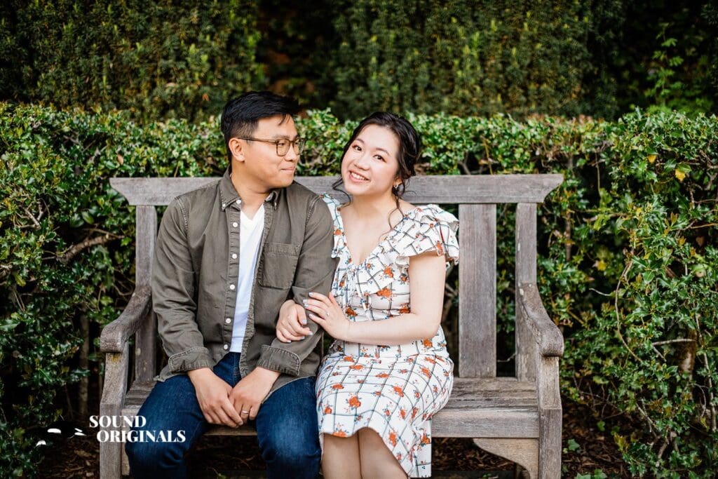 Linna + Jonathan Filoli Historic House & Garden Engagement // Linna & Jonathan -