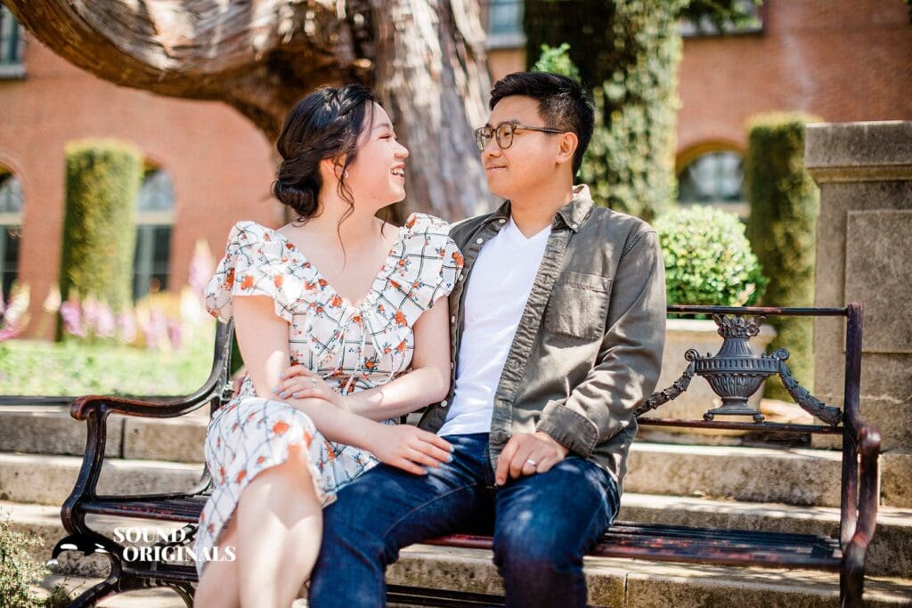 Linna + Jonathan Filoli Historic House & Garden Engagement // Linna & Jonathan -